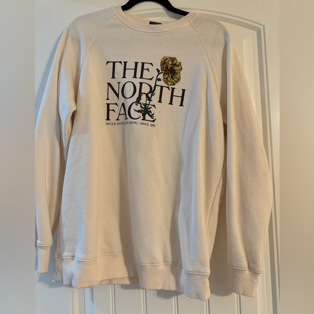 North Face graphic women’s crewneck sweatshirt